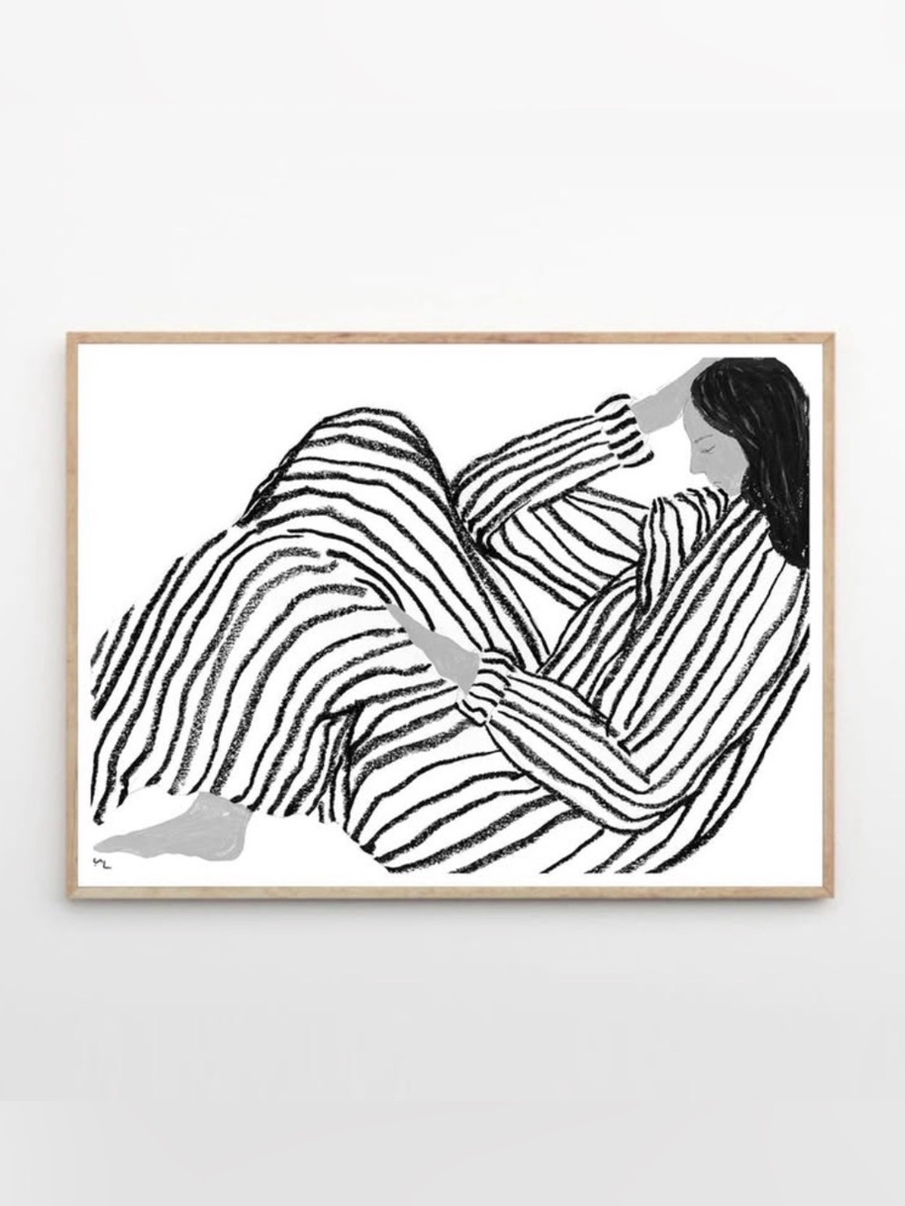 Bored by Sofia Lind - unframed poster print